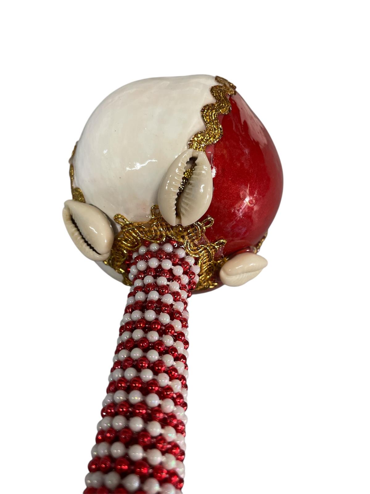 Maraca Shango Rattle Kabiosile Chango Santeria Osha Santo