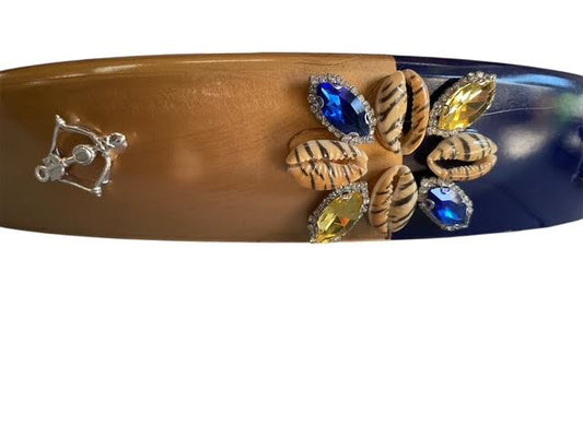 Plato de Barro paraOchosi Oshosi Plate Cazuela Cazuelita Santeria ifa osha 15"