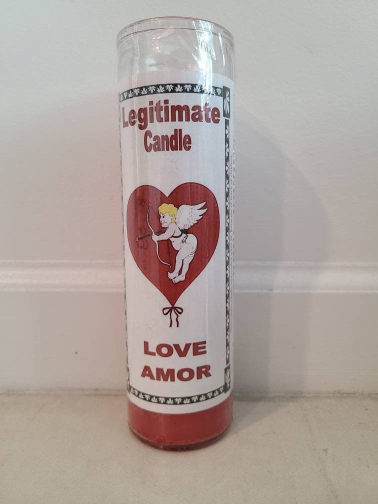 Love Candle Vela del Amor Santeria Spell Obra