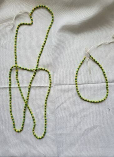 Set De Juego Nigeriano/African De Ide Y Collar Orula Orumila Ifa