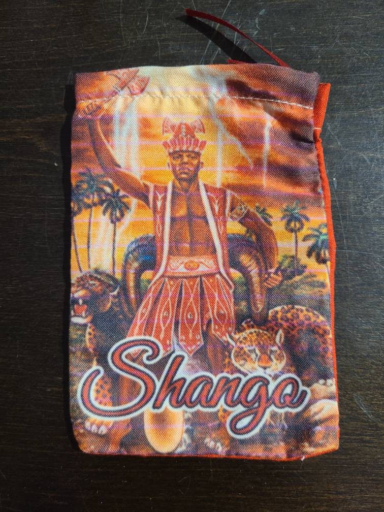 Bolsa Para Caracoles Santo Set Iyawo dilogun Santeria Ifa Yoruba Shell Bag
