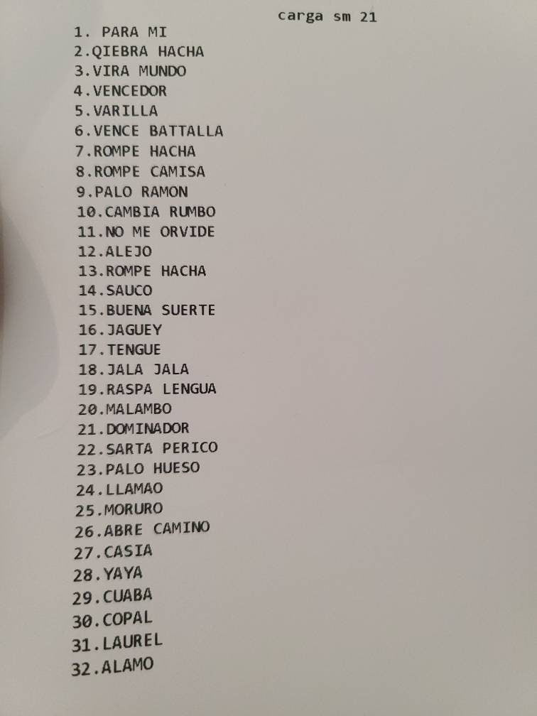 Carga de 32 Palos Santeria Ifa Osha Palo Egun