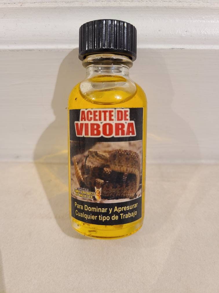 Aciete De Vibora obra Santeria Palo