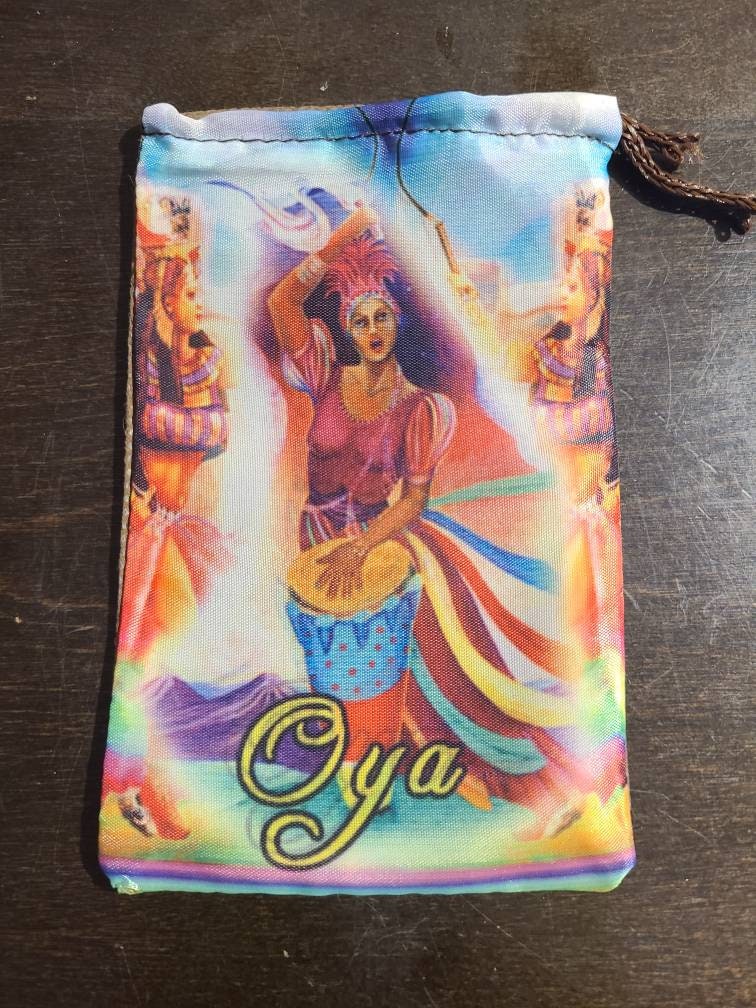 Bolsa Para Caracoles Santo Set Iyawo dilogun Santeria Ifa Yoruba Shell Bag