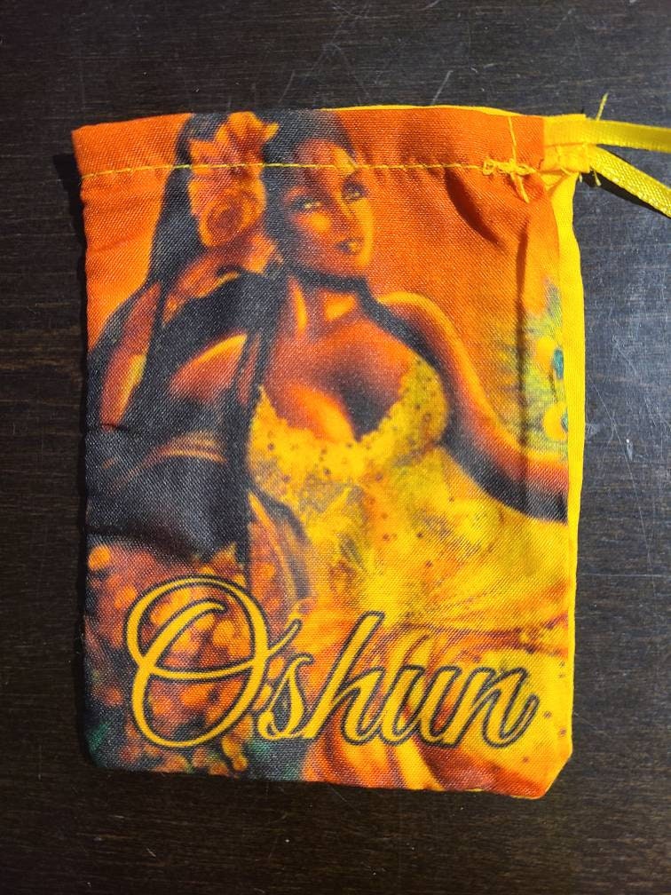 Bolsa Para Caracoles Santo Set Iyawo dilogun Santeria Ifa Yoruba Shell Bag