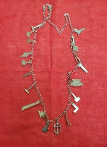 Cadena chiqita de ACHABA ASHABA para Ogun OGGUN Yoruba Santeria