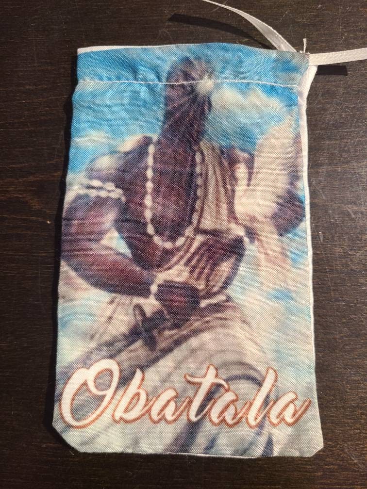Bolsa Para Caracoles Santo Set Iyawo dilogun Santeria Ifa Yoruba Shell Bag