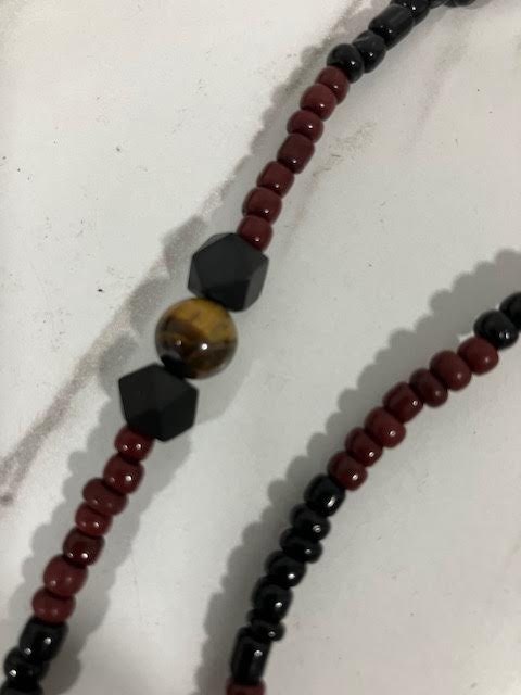 Collar De Asoli Babaluaye San Lazaro Azoyi Santeria Santo OSha Ifa Palo