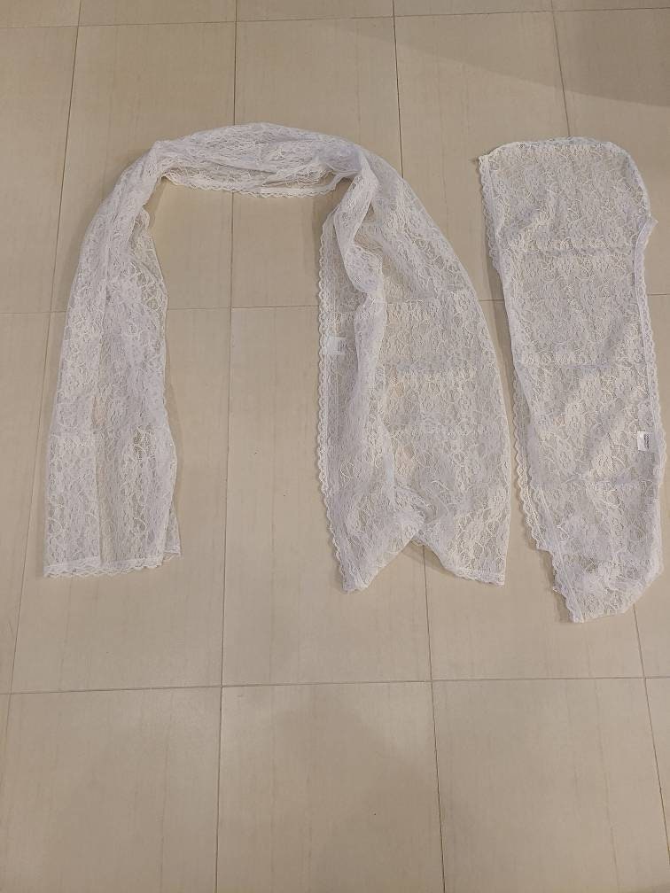 Chal and Turbante Shawl Santeria Iyawo Osha Santo