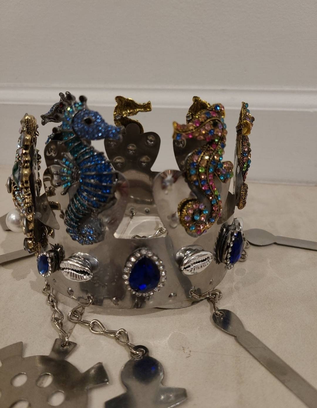Corona De Yemaya Yemaja Crown Santeria Osha Ifa Orisha Religion