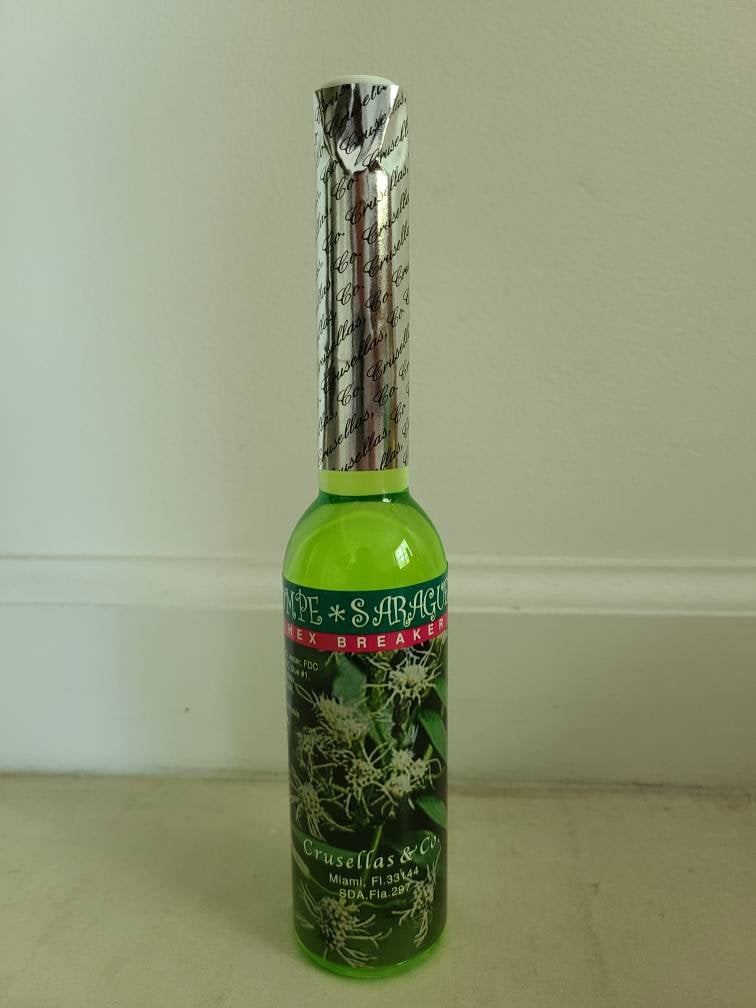 Rompe Saraguey Jinx Remover Cologne 7 fl oz De Crusellas Santeria Espitismo Misa Bano