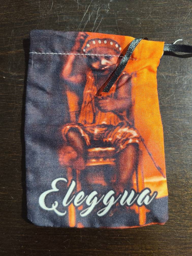 Bolsa Para Caracoles Santo Set Iyawo dilogun Santeria Ifa Yoruba Shell Bag