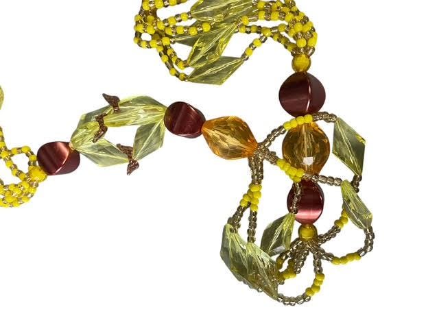 Collar de Maso de Ochun Oshun Mazo Santeria Osha Ifa Orisha Santo