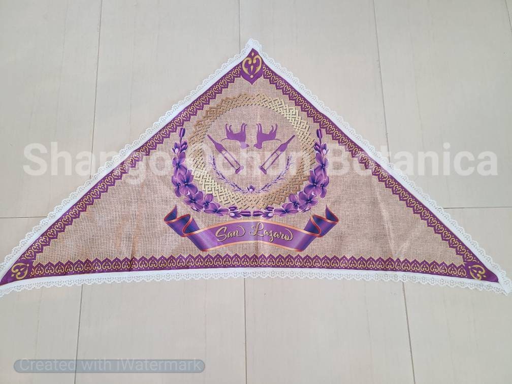 Qillas Head Scarf para Santo Ochun Yemaya Obatala San Lazaro Santeria osha Santo ifa
