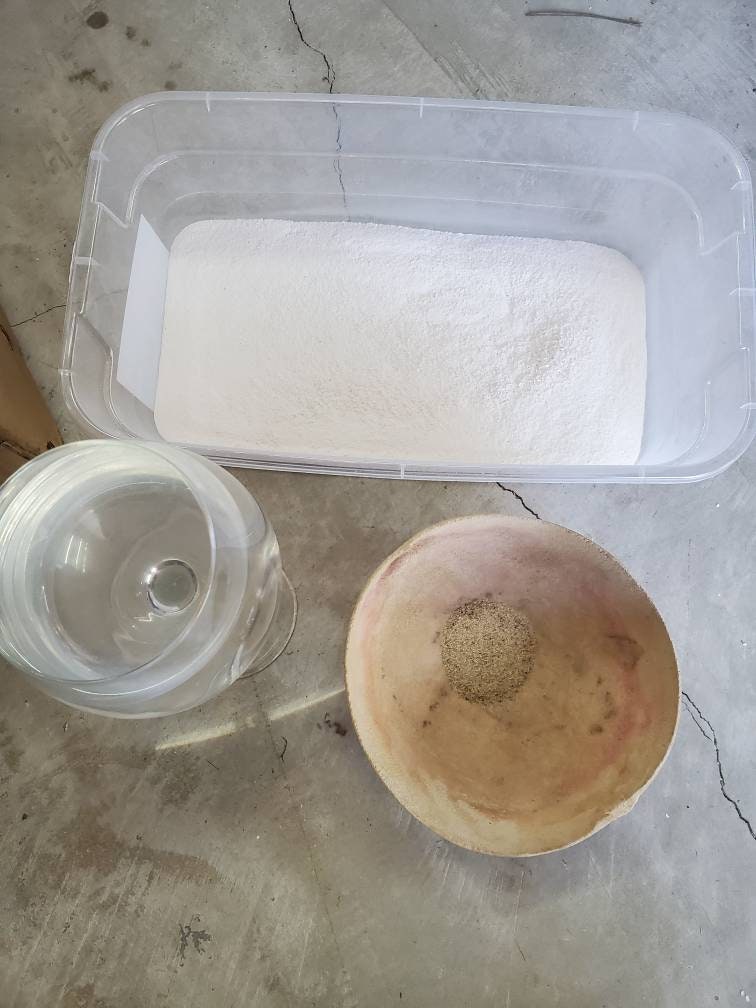 3 Cascarilla Preparada Efun Santeria Ifa Osha Palo Egun Santo Prenda