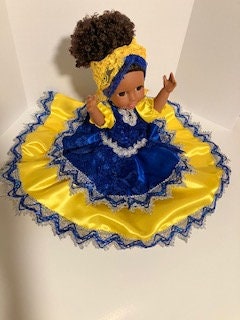 Muneca de Las Dos Agua Santeria Egun Palo Doll Yemaya Ochun