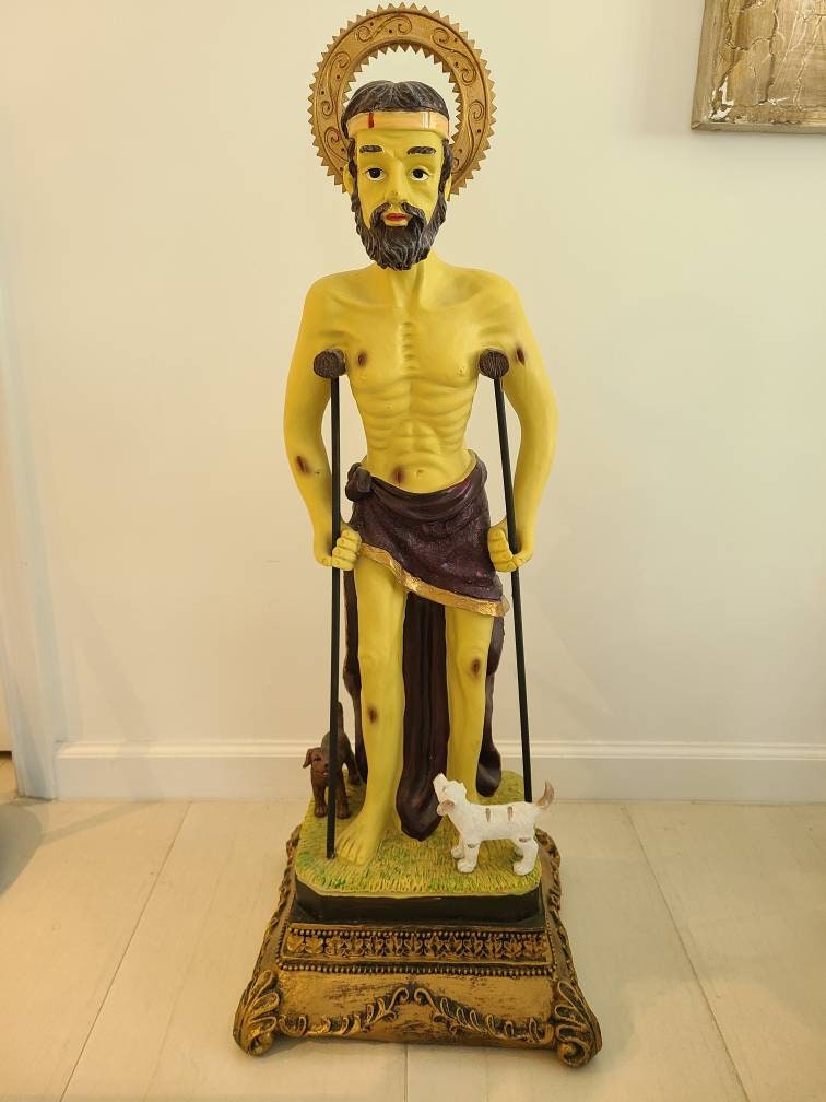 36in San Lazaro Lazarus BABALUAYE Santo Religion Santeria