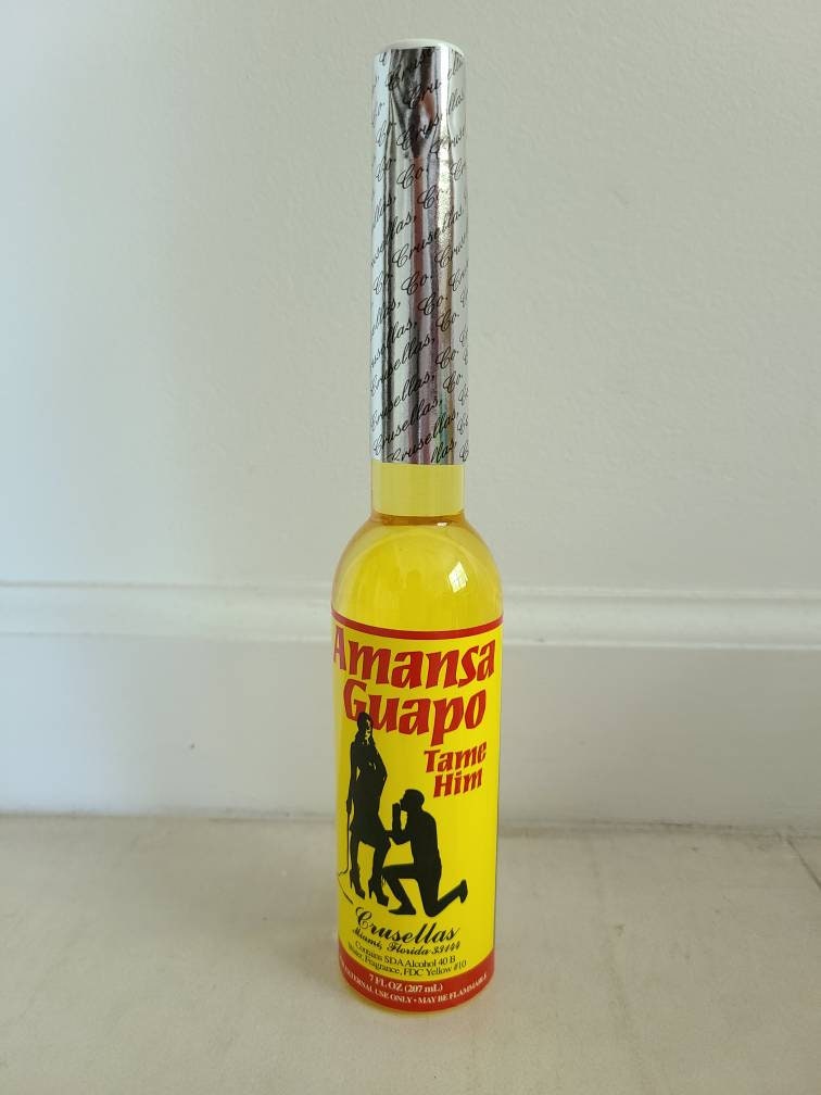 Amansa Guapo Cologne 7 fl oz De Crusellas Santeria Espitismo Misa Bano