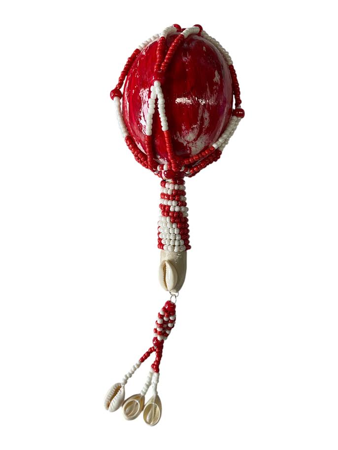 Maraca Shango Rattle Kabiosile Chango Santeria Osha Santo