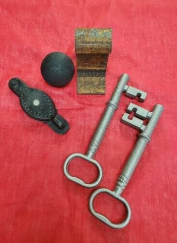Set de Guerrero Ogun o Palo Prendas Santeria Osha Yoruba Ifa Mayombe Briyumba
