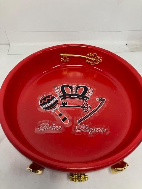Elegua Plate Eleggua Plato Santeria Osha Santo Ifa Yoruba Santo