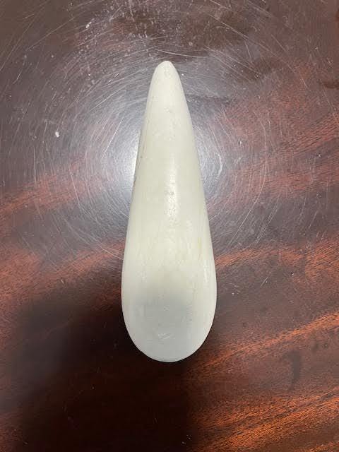 Piedra de Rayo Blanca thunder stone White (small) Shango Chango ifa religion yoruba santeria palo prenda 7 rayo