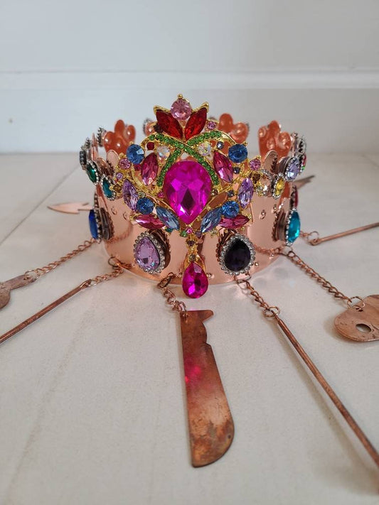 Oya Crown Yansa Corona Santeria Osha Santo Orisha