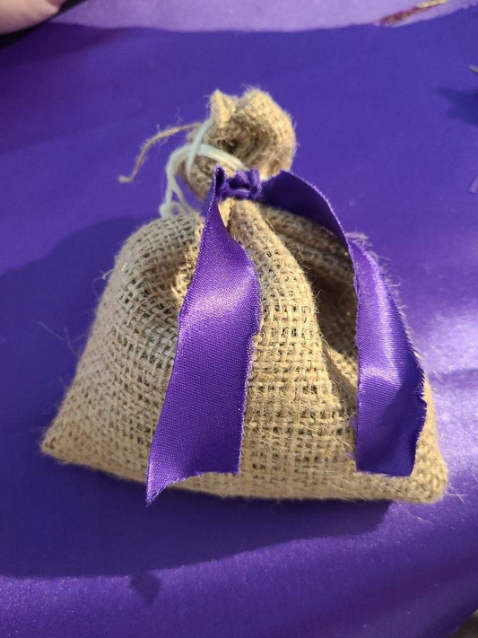 Cleansing bag for San Lazaro Babalu Aye Santeria Osha Santo Orisha