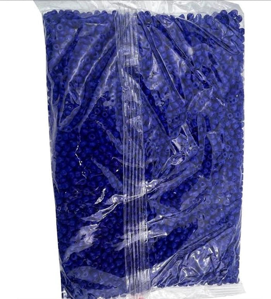 GLASS Beads Blue azul Cuentas para Santeria bracelet Elekes Osha Orisha Santo Religion 1LB (Copy) (Copy)