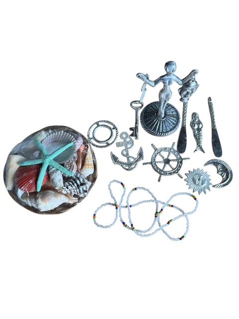 Herramientas de OLOKUN-Tools,Carga, and Collar for OLOKUM-Lukumi-Santeria-ifa