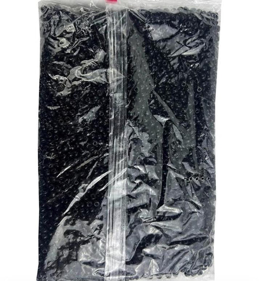 GLASS Beads Black Negro Cuentas para Santeria bracelet Elekes Osha Orisha Santo Religion 1LB (Copy)