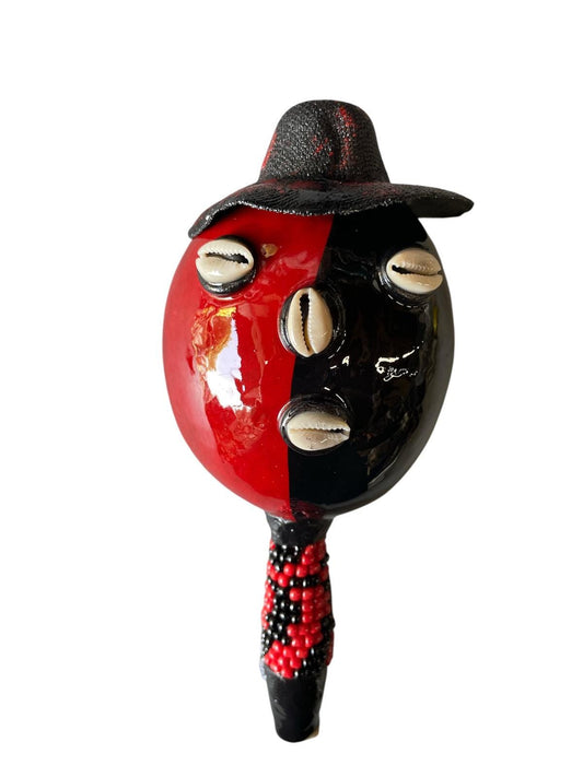 Elegua Maraca Eleggua Rattle Eshu Santeria Lucero Osha Santo