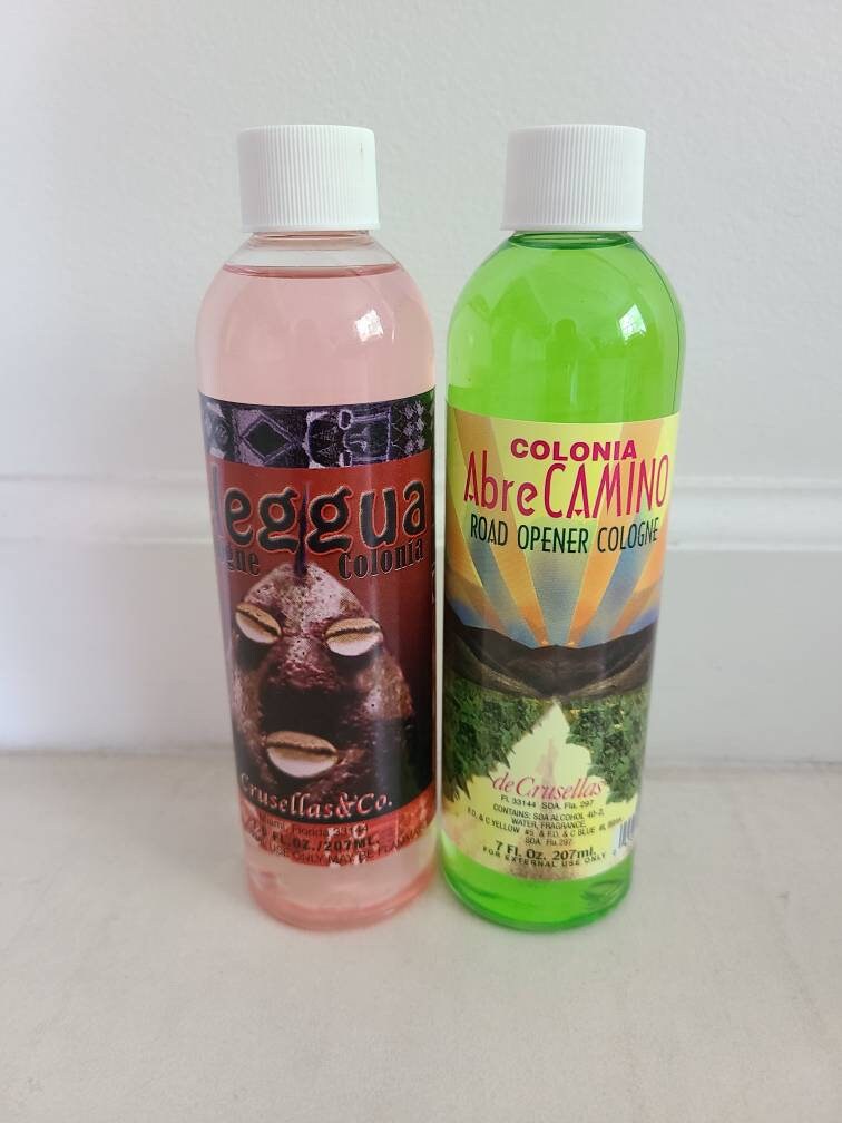 Elegua Abre Camino Cologne 7 fl oz  De Crusellas Santeria Espitismo Misa Bano