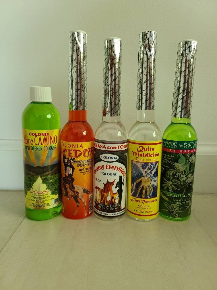 Limpiesa Jinx Remover Clensing Abre Camino Cologne 7 fl oz  De Crusellas Santeria Espitismo Misa Bano