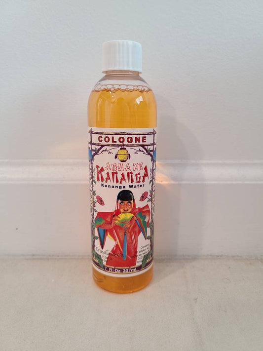 Agua de Kananga Colonia Crusellas 7 oz Santeria Misa Osha Santo Ifa