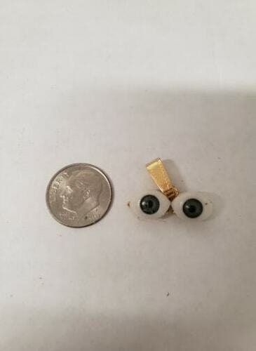 Dije Ojos De Santa Lucia, Eye Protection Pendant, santeria osha egun espiritual