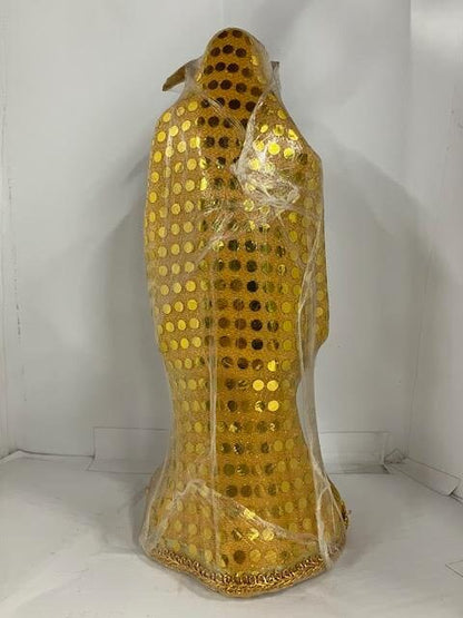 12" Santa Muerte Statue 7 Colors Holy Death Grim Reaper Siete Potencias Figure