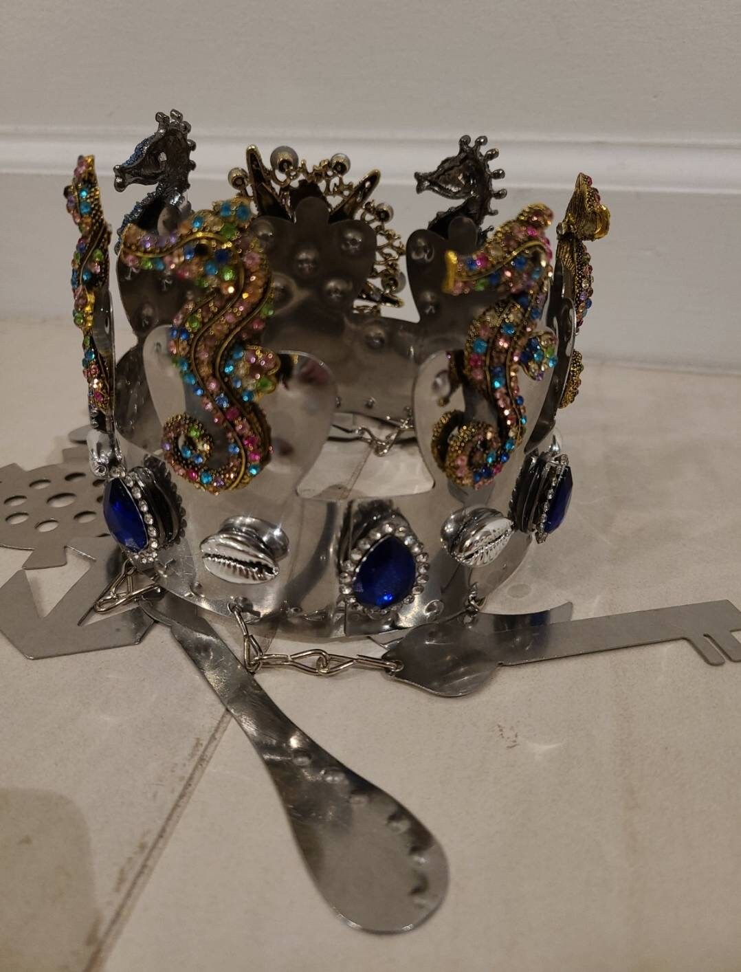 Corona De Yemaya Yemaja Crown Santeria Osha Ifa Orisha Religion