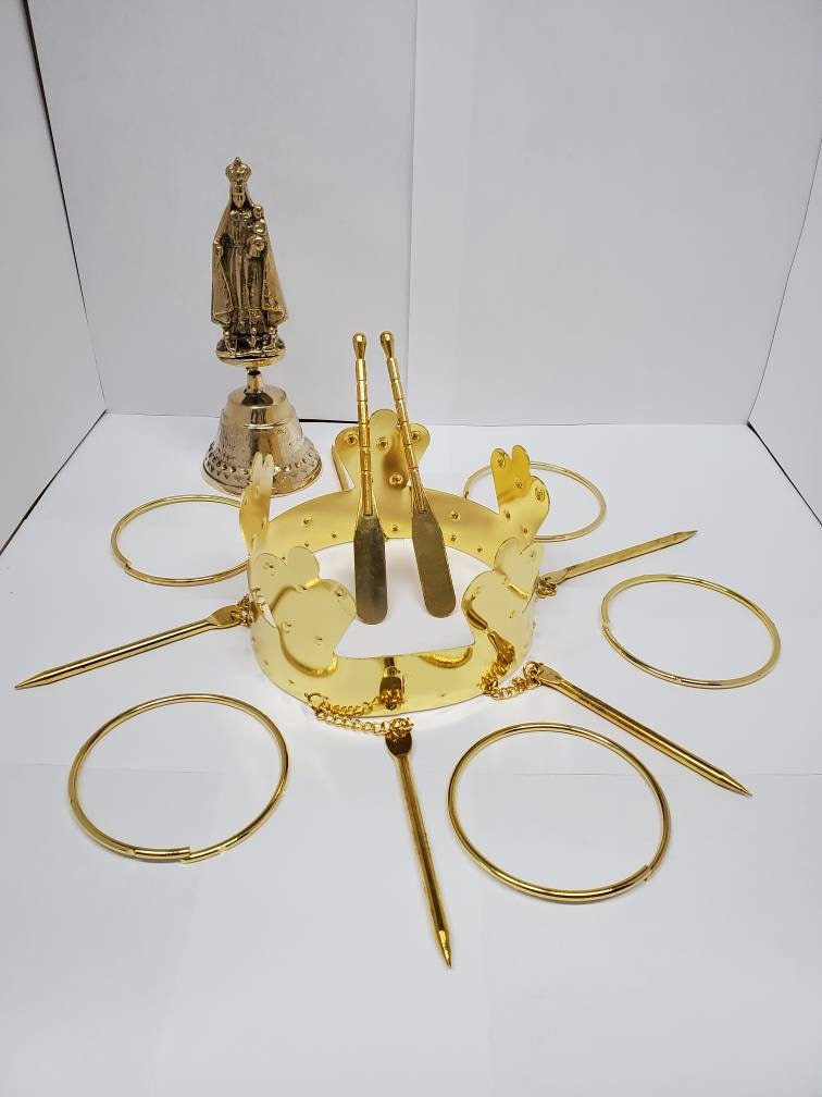Herramienta De Ochun con Campana Oshun Tools with Bell Santeria Yalorde Santo Osha Yoruba