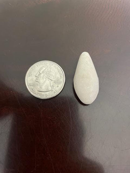 Piedra de Rayo Blanca thunder stone White (small) Shango Chango ifa religion yoruba santeria palo prenda 7 rayo