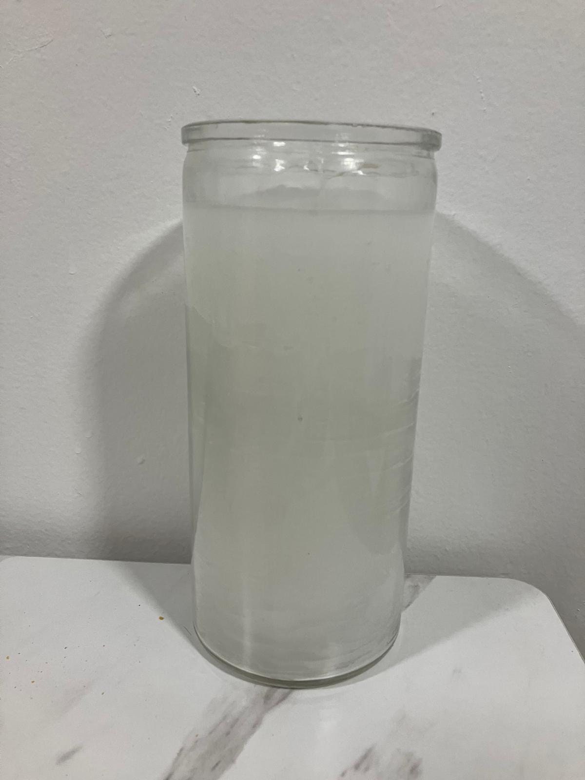 VELA Jumbo Candle White 14 days Santeria Egun Osha Palo Santo