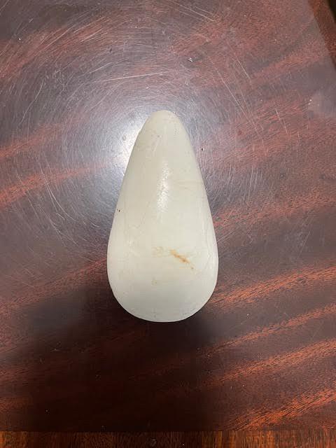 Piedra de Rayo Blanca thunder stone White (small) Shango Chango ifa religion yoruba santeria palo prenda 7 rayo