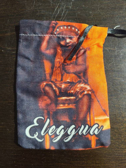 Bolsa Para Caracoles Santo Set Iyawo dilogun Santeria Ifa Yoruba Shell Bag