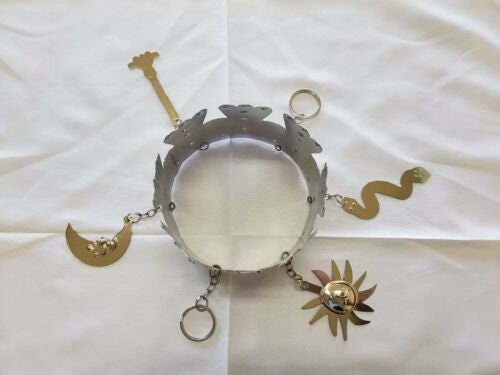 Obatala Crown, Corona Para Obatala Santeria Yoruba Herramientas De Santos Orisha