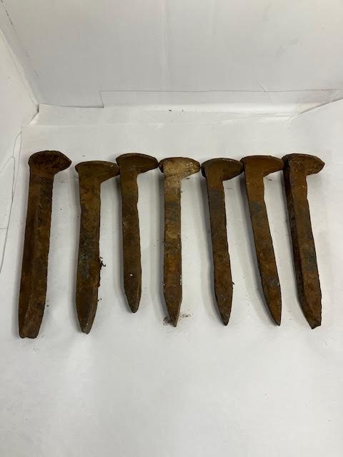 Railroad Spikes, Clavo de tren . Rustic Metal. Blacksmith Projects. santeria Palo Ifa Osha