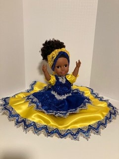 Muneca de Las Dos Agua Santeria Egun Palo Doll Yemaya Ochun