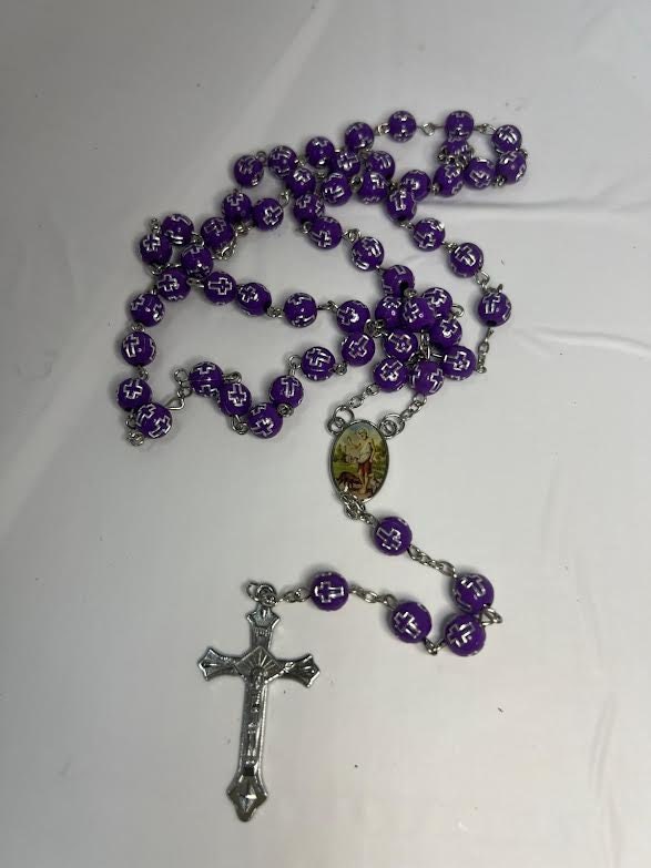 San Lazaro St.Lazarus Rosary Babalu Aye Rosario - San Lazaro Santeria