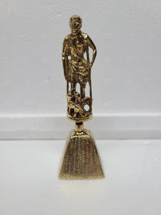 Brass Campana Para San Lazaro Babalu Aye Santeria Osha Orisha Ifa
