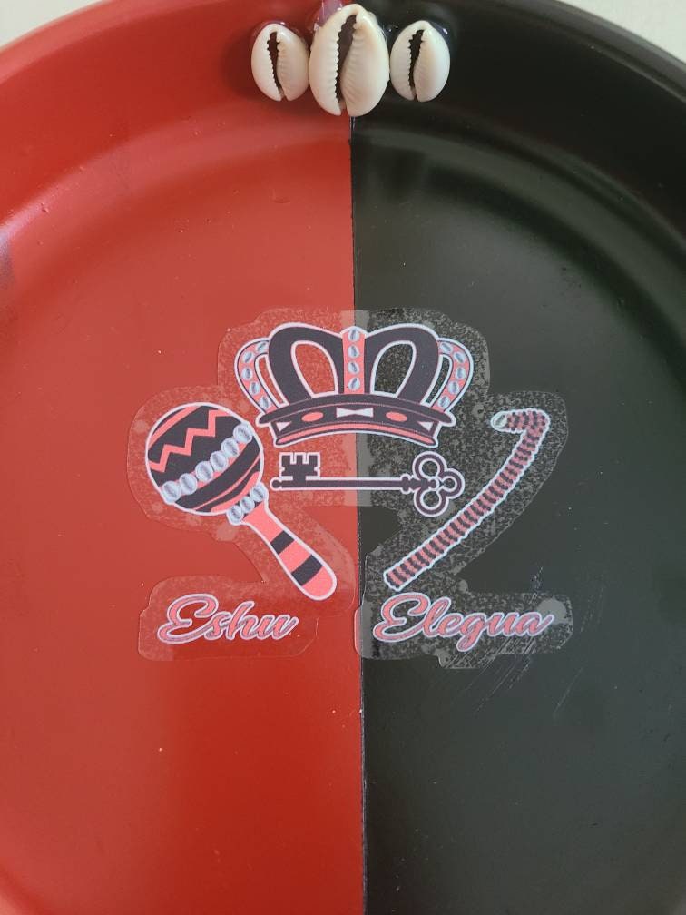 Elegua Plate Eleggua Plato Santeria Santo Osha Ifa Yoruba