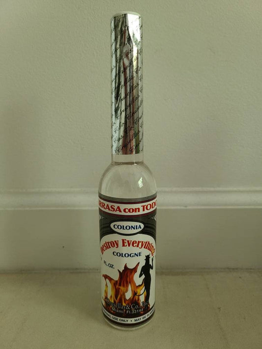 Arassa con Todo Destroy Everything Cologne 7 fl oz  De Crusellas Santeria Espitismo Misa Bano